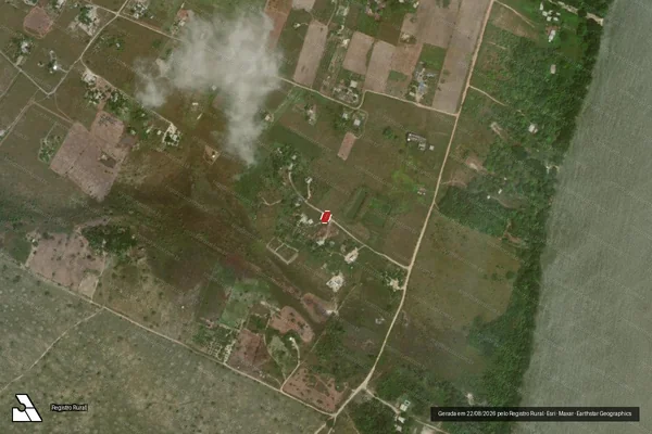 Imagem de satélite de Infração Ambiental em Caracaraí - RR