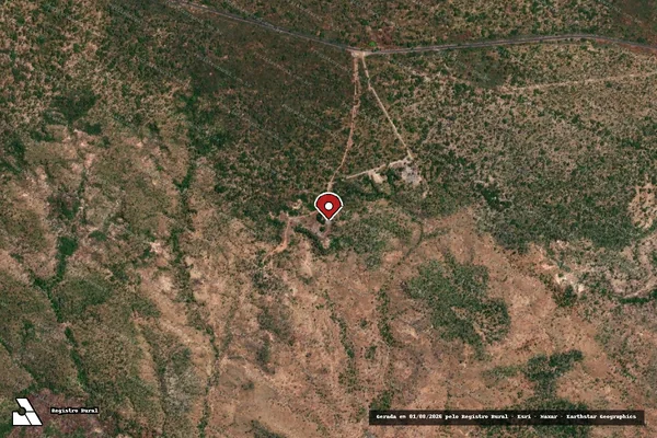 Imagem de satélite — Embargo IBAMA — Infração Ambiental — Jerumenha/PI