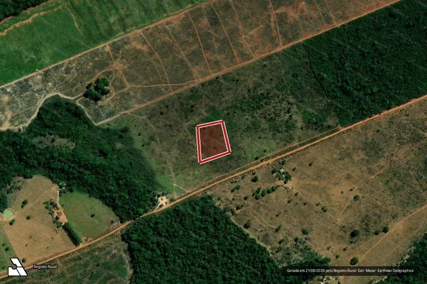 Imagem de satélite de Infração Ambiental em São José do Rio Claro - MT