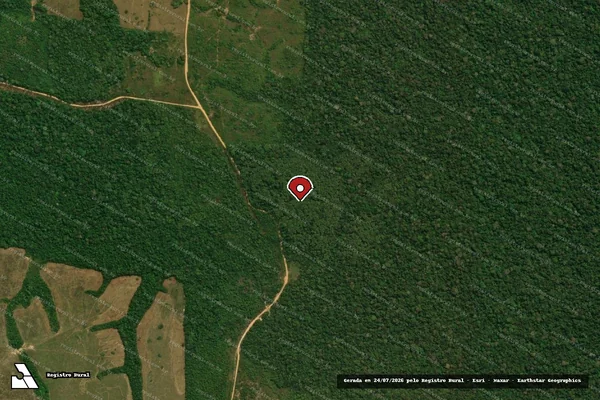 Imagem de satélite — Embargo IBAMA — Infração da Flora - Guajará/AM