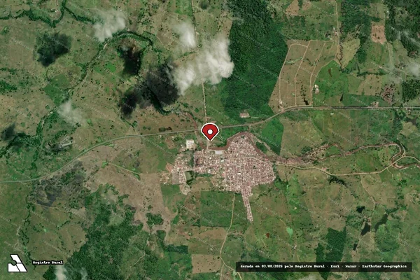 Imagem de satélite — Embargo IBAMA — Infração da Flora — Floresta Azul/BA