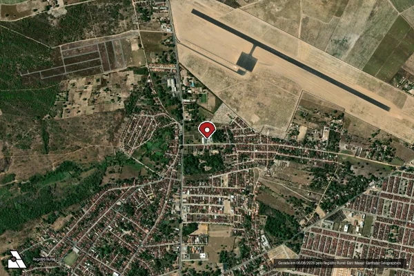 Imagem de satélite — Embargo IBAMA — Infração da Fauna - Penedo/AL