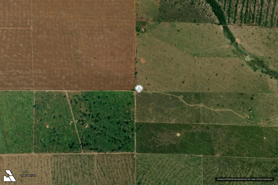 Imagem aérea do item A