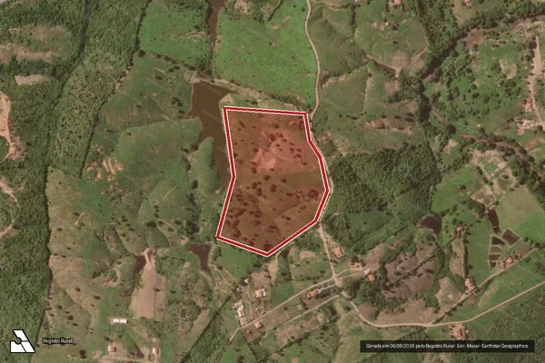 Imagem de satélite — Embargo Ambiental - São José de Piranhas/PB
