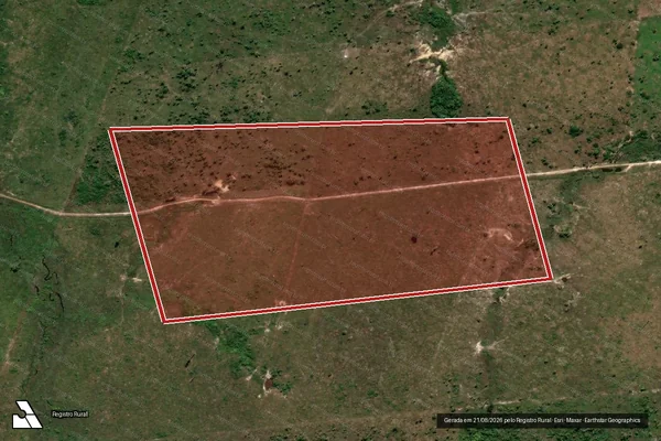 Imagem de satélite de Infração da Flora em Colniza - MT