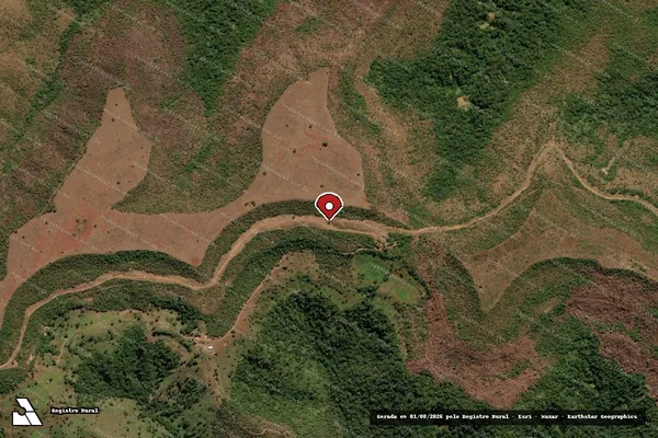 Imagem de satélite — Embargo IBAMA — Infração da Flora — Monte do Carmo/TO