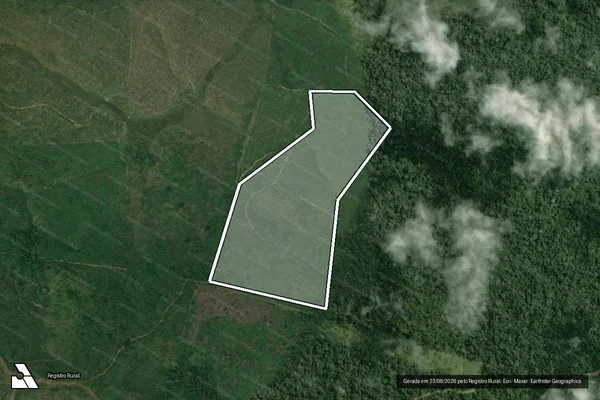 Imagem de satélite de Infração da Flora em Portel - PA