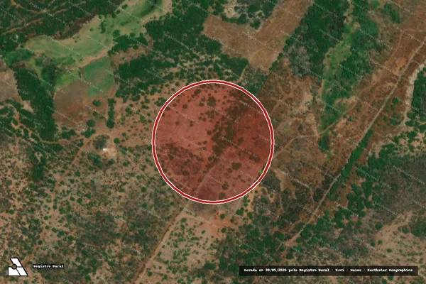 Imagem de satélite — Embargo IBAMA — Infração Ambiental - Boqueirão/PB