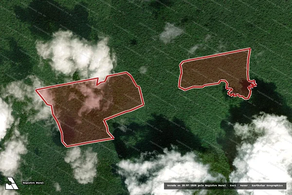 Imagem de satélite de Infração da Flora em Portel - PA