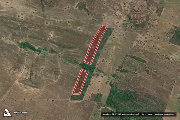 Imagem de satélite de Infração Ambiental em Porto Real do Colégio - AL