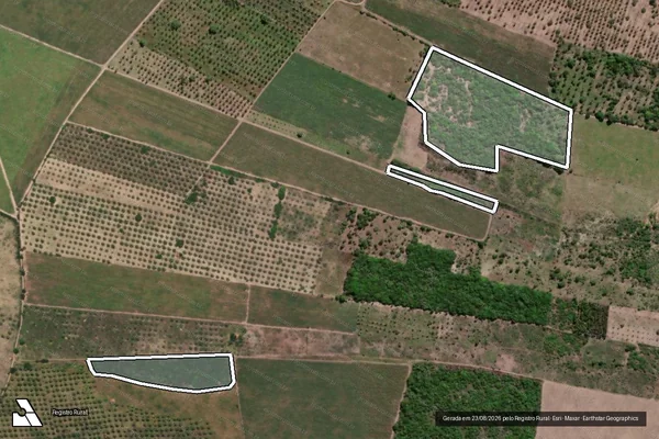 Imagem de satélite — Embargo IBAMA — Infração da Flora - Japoatã/SE