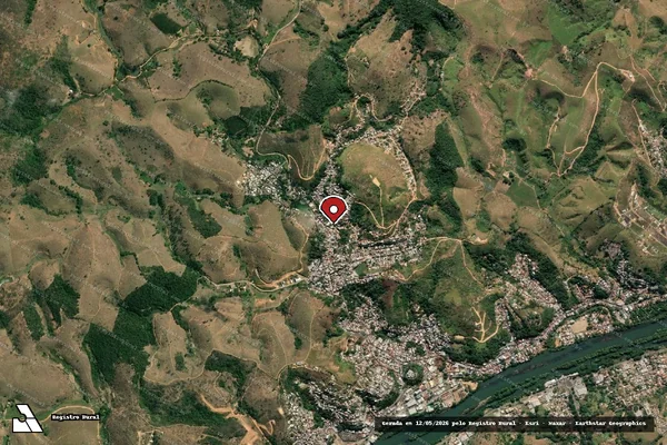 Imagem de satélite — Embargo IBAMA — Infração da Fauna — Além Paraíba/MG