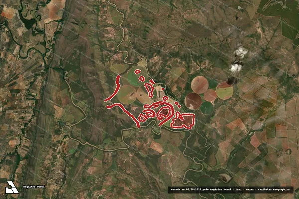 Imagem de satélite de Infração de Licenciamento(Não Classificada-Móvel) em Arinos - MG