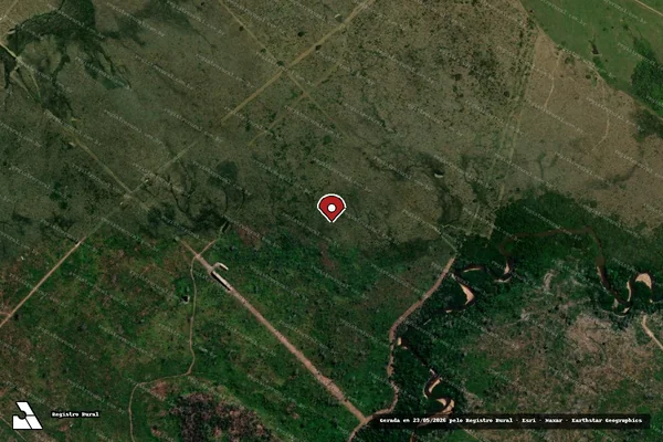 Imagem de satélite — Embargo IBAMA — Infração da Flora — Governador Jorge Teixeira/RO