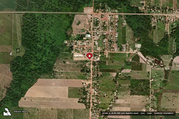 Imagem de satélite — Embargo IBAMA — Infração Ambiental - Guarantã do Norte/MT