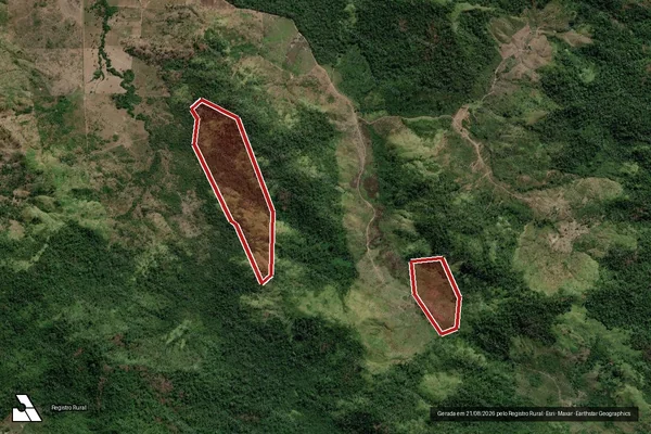 Imagem de satélite de Infração Ambiental em São Félix do Xingu - PA