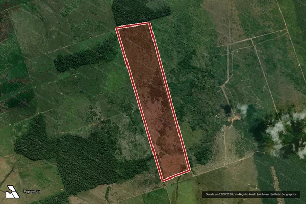 Imagem de satélite de Infração Ambiental em Lábrea - AM