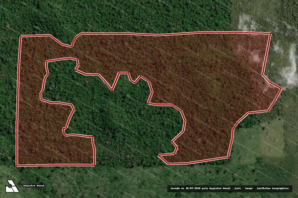 Imagem de satélite de Infração Ambiental em São Félix do Xingu - PA