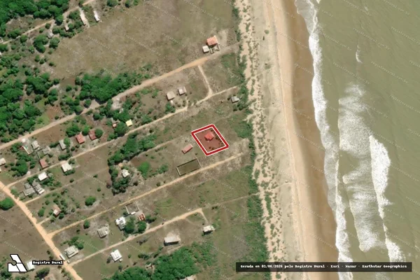Imagem de satélite de Infração da Flora em São Mateus - ES