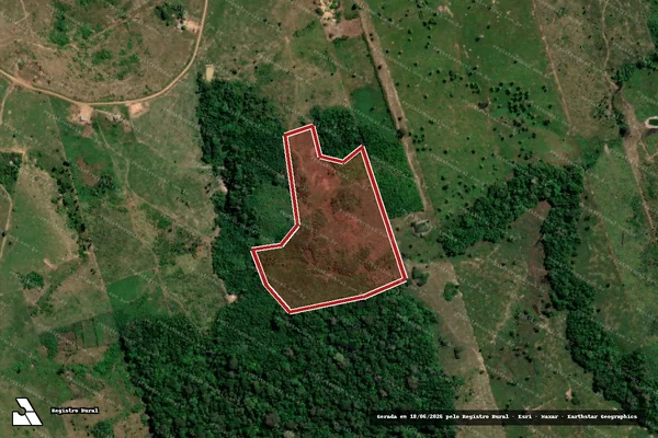 Imagem de satélite de Infração da Flora em Apuí - AM