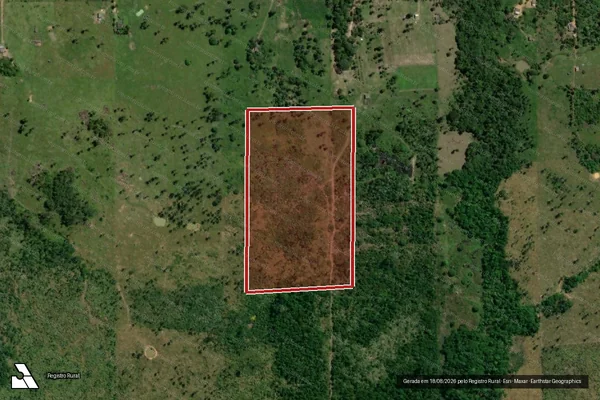 Imagem de satélite de Infração Ambiental em Porto Velho - RO