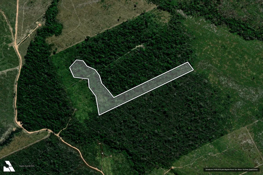 Imagem aérea do item A