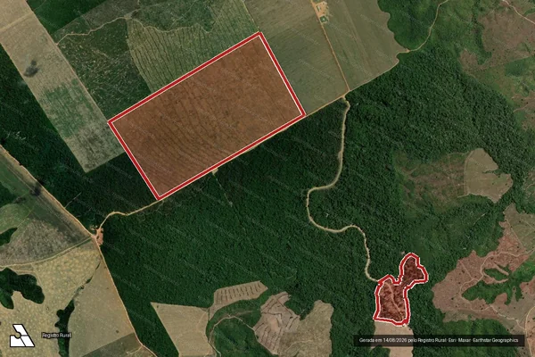 Imagem de satélite de Infração da Flora em Rondon do Pará - PA