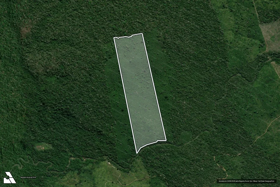 Imagem aérea do item A