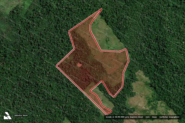 Imagem de satélite de Infração Ambiental em Anapu - PA