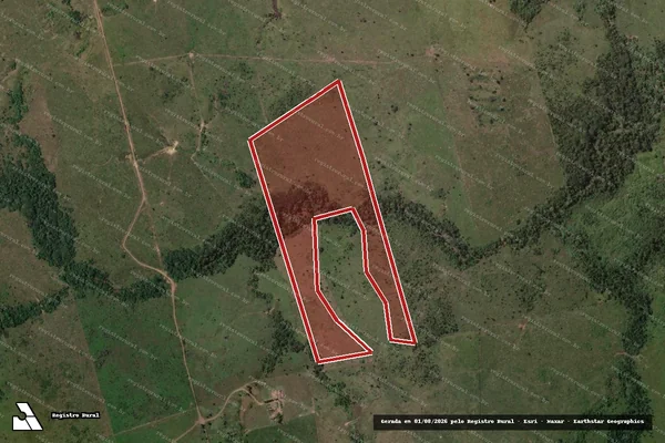 Imagem de satélite de Infração Ambiental em Colniza - MT