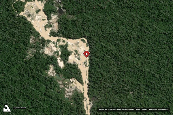 Imagem de satélite — Embargo IBAMA — Infração de Unidades de Conservação(Não Classificada-Móvel) - Itaituba/PA