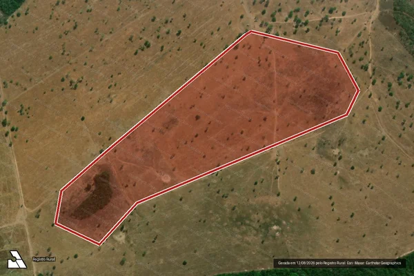 Imagem de satélite de Infração Ambiental em Gaúcha do Norte - MT