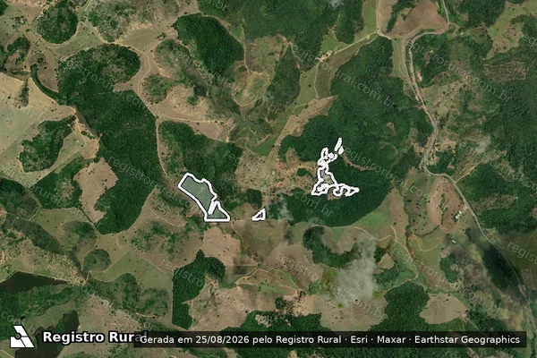 Imagem de satélite de Infração Ambiental em Itabela - BA