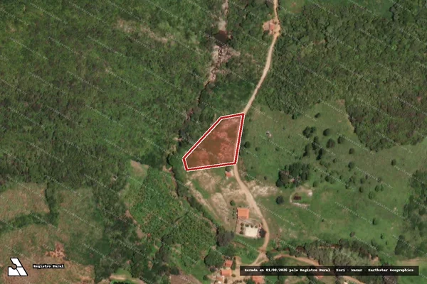 Imagem de satélite — Embargo IBAMA — Infração de Licenciamento(Não Classificada-Móvel) — Nazarezinho/PB