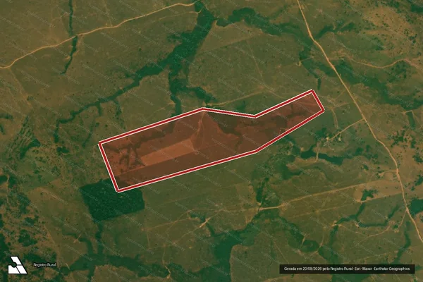 Imagem de satélite de Desmatamento em Porto Velho - RO