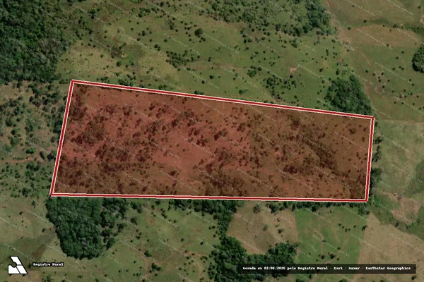 Imagem de satélite — Embargo IBAMA — Infração da Flora — Colorado do Oeste/RO