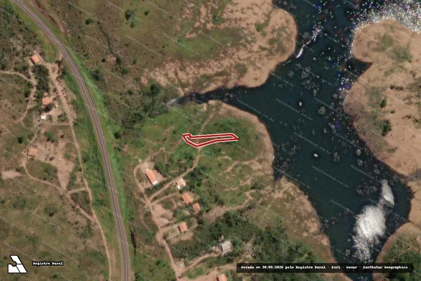 Imagem de satélite — Embargo IBAMA — Infração Ambiental - Catalão/GO