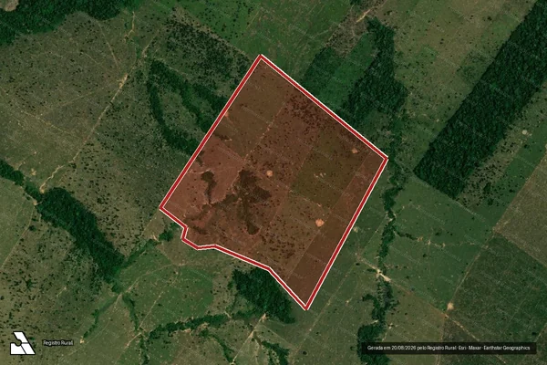 Imagem de satélite de Infração Ambiental em Porto Velho - RO
