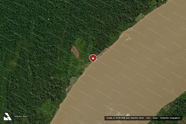 Imagem de satélite — Embargo Ambiental - Manaus/AM