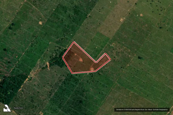 Imagem de satélite de Desmatamento em Porto Velho - RO