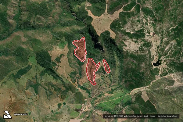 Imagem de satélite de Infração da Flora em Joaíma - MG