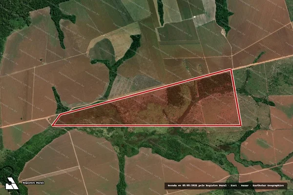 Imagem de satélite de Infração Ambiental em Altamira - PA