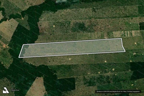 Imagem de satélite de Infração da Flora em Porto Velho - RO