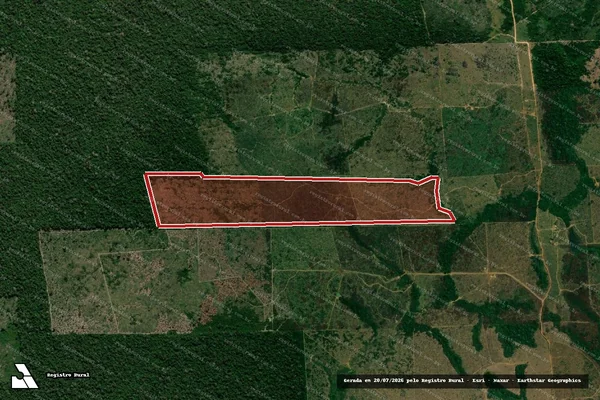 Imagem de satélite de Infração de pesca(Não Classificada-Móvel) em Colniza - MT