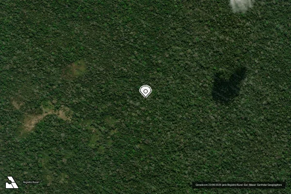 Imagem de satélite — Embargo IBAMA — Infração da Flora — Xapuri/AC