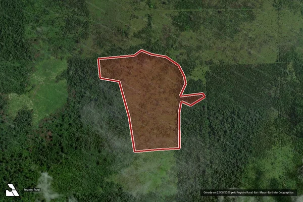 Imagem de satélite de Infração Ambiental em São Félix do Xingu - PA