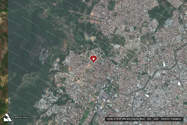 Imagem de satélite — Embargo Ambiental — Montes Claros/MG