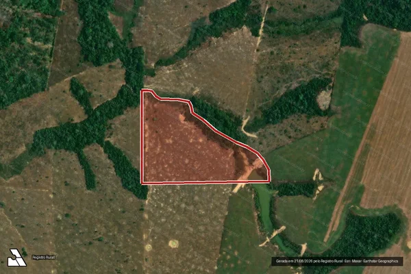 Imagem de satélite de Infração Ambiental em Machadinho D'Oeste - RO