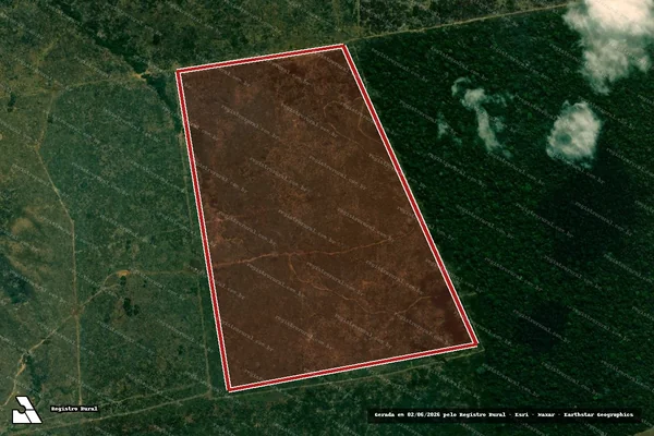 Imagem de satélite de Infração da Flora em Lábrea - AM