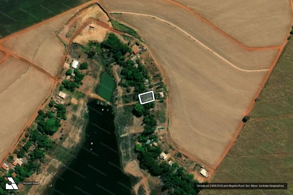 Imagem de satélite de Infração da Flora em Itumbiara - GO